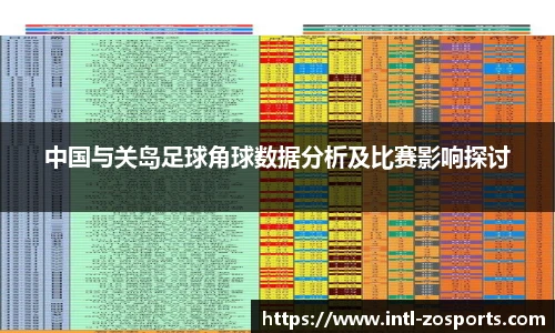 中国与关岛足球角球数据分析及比赛影响探讨